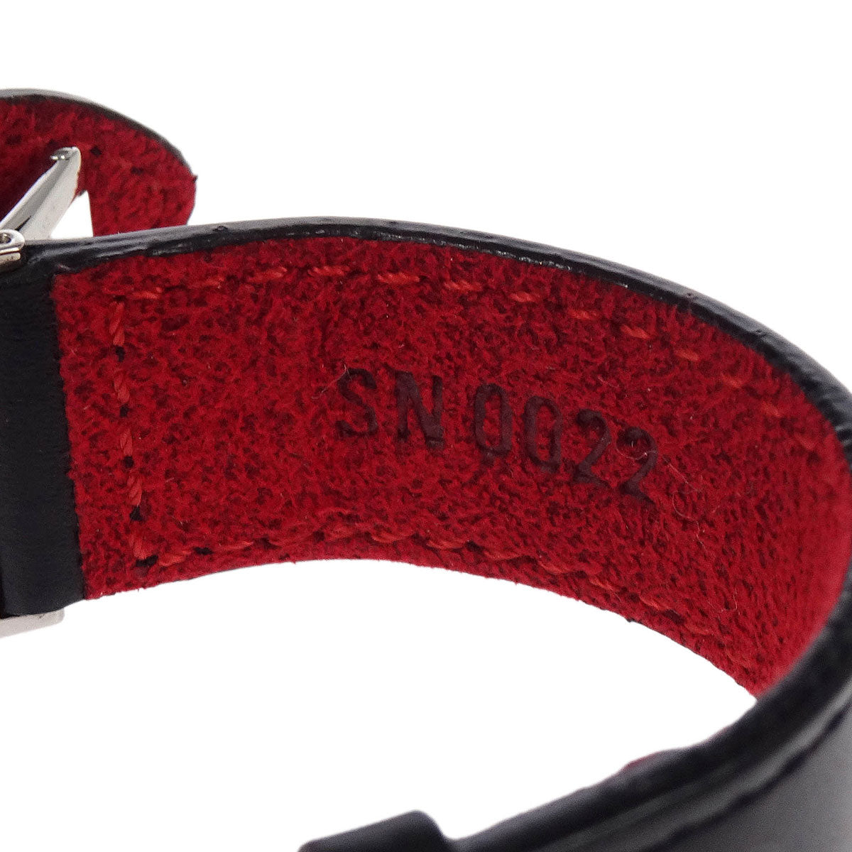 Louis Vuitton Black Monogram Good Luck Bracelet Bangle M64447