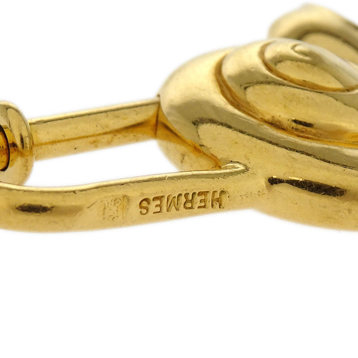 Hermes Snail 1995 Annee De la Route Cadena Gold Small Good