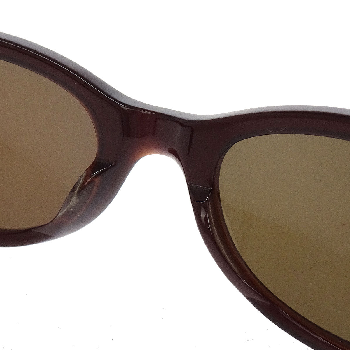Chanel Sunglasses Eyewear Dark Brown Small Good