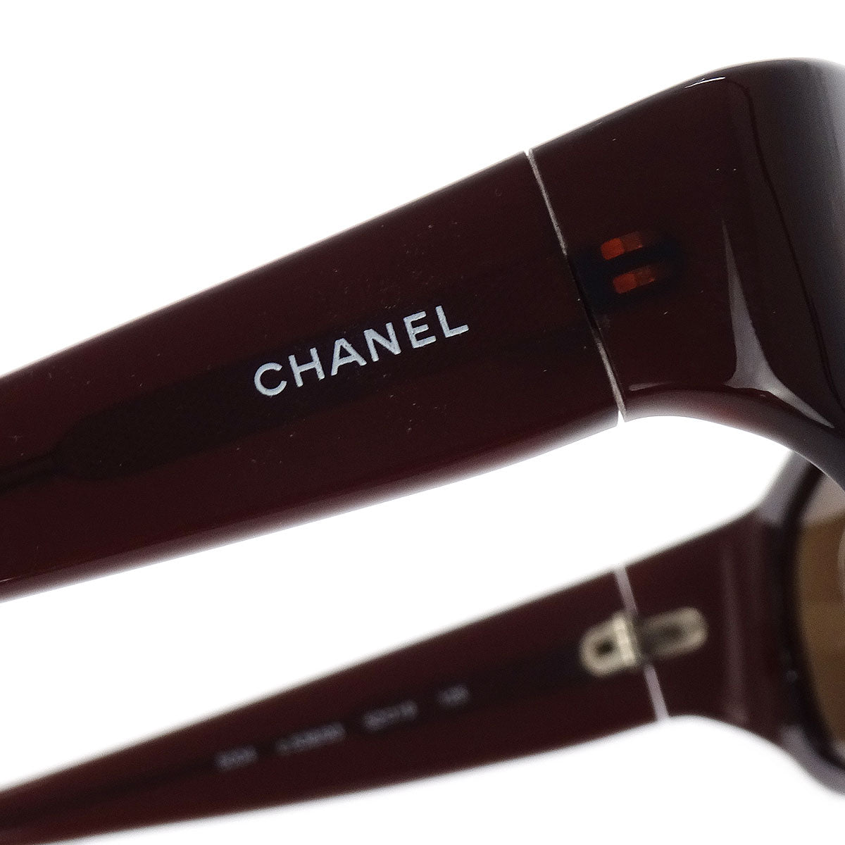 Chanel Sunglasses Eyewear Dark Brown Small Good