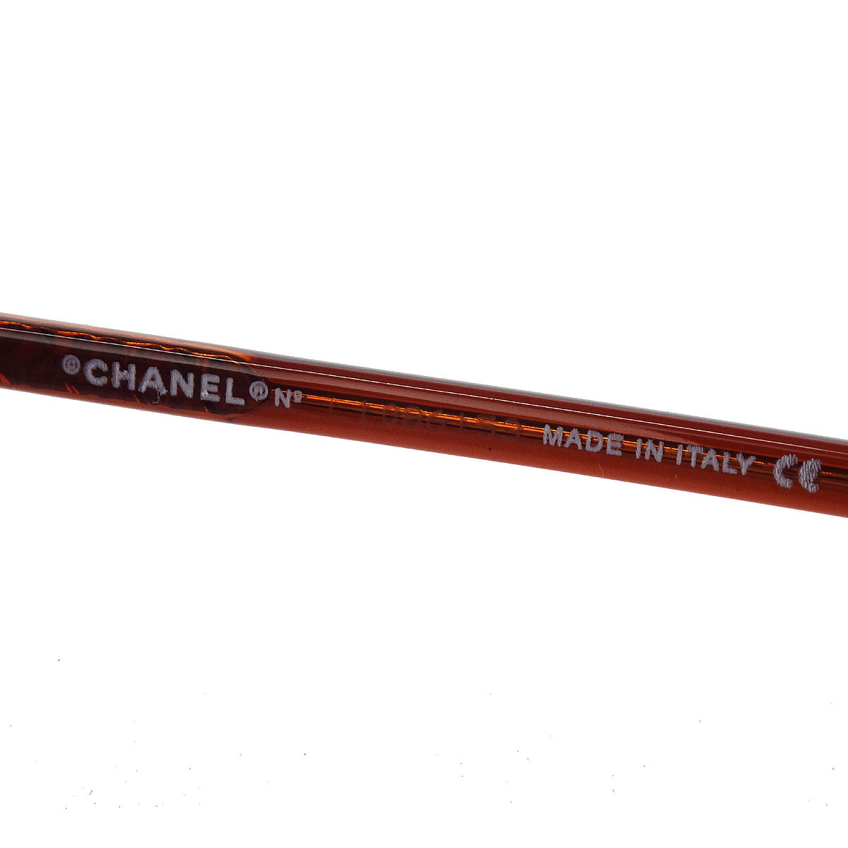 Chanel Sunglasses Eyewear Orange Small Good