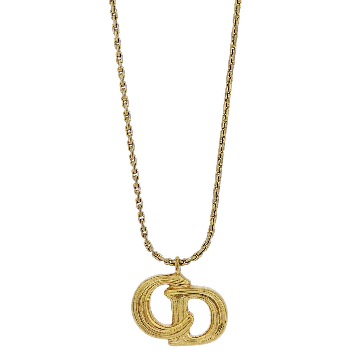 Christian Dior Necklace Pendant Gold