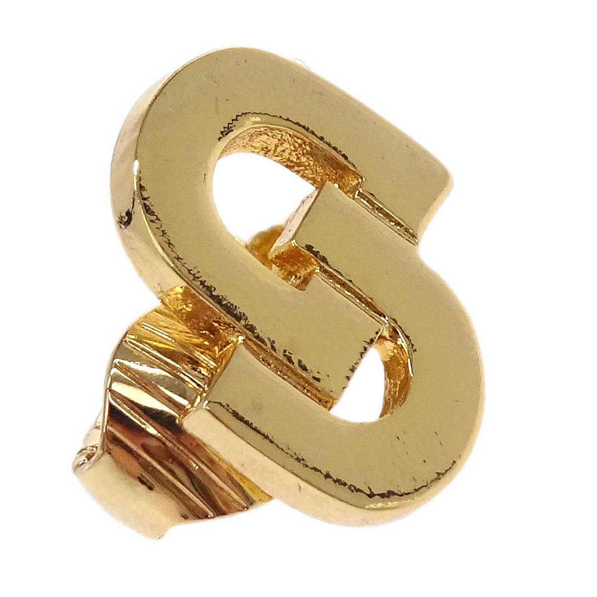 Christian Dior Earrings Clip-On Gold