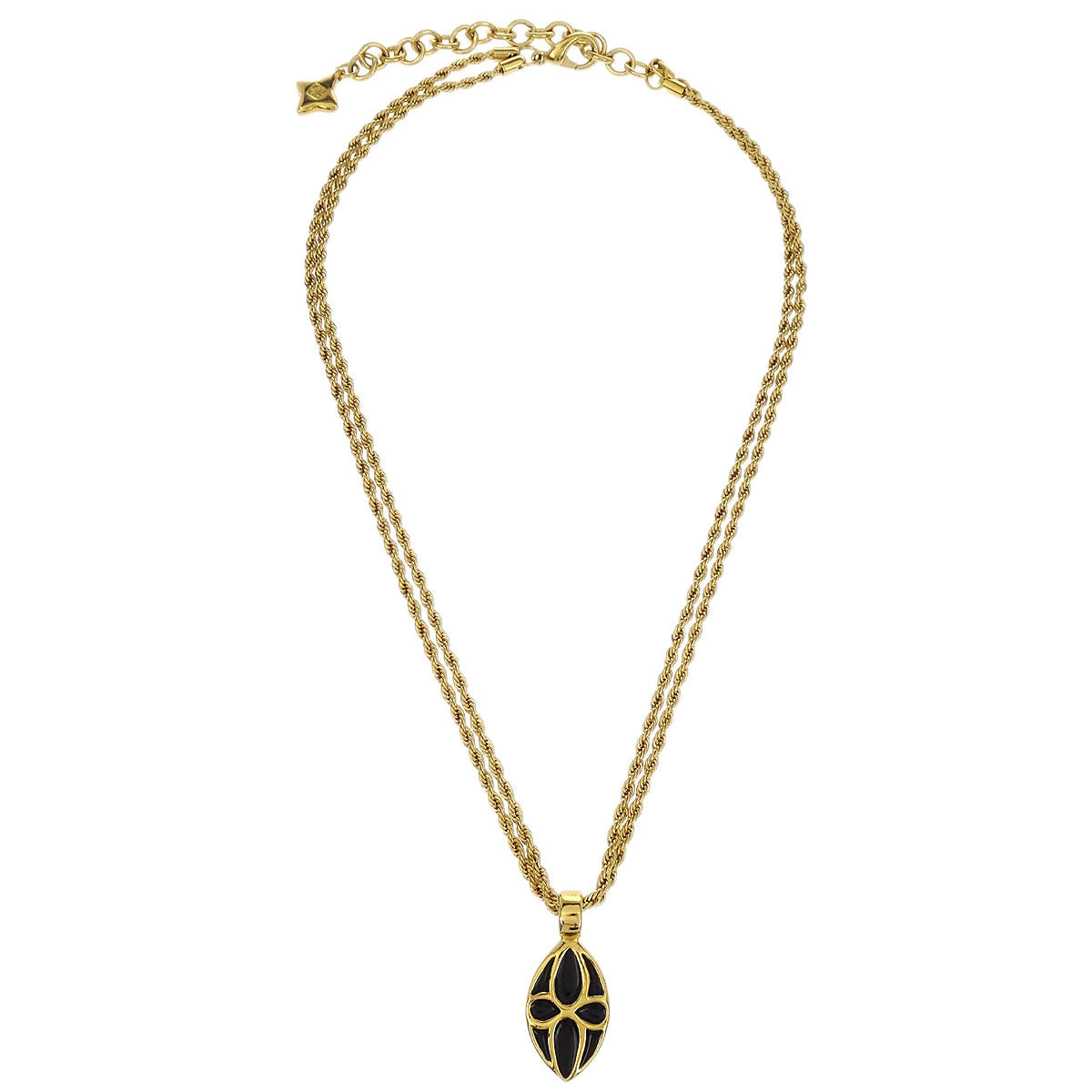 Givenchy Gold Chain Pendant Necklace