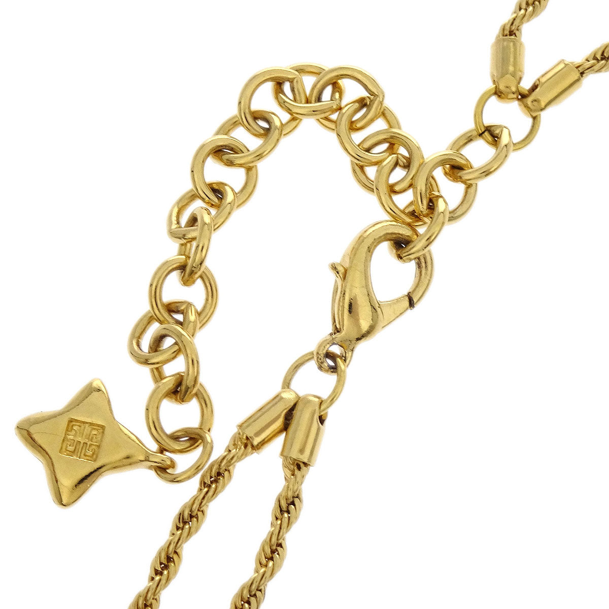 Givenchy Gold Chain Pendant Necklace