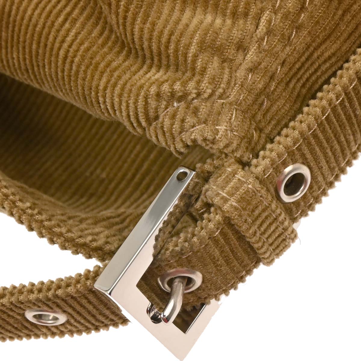 Fendi Brown Corduroy Handbag