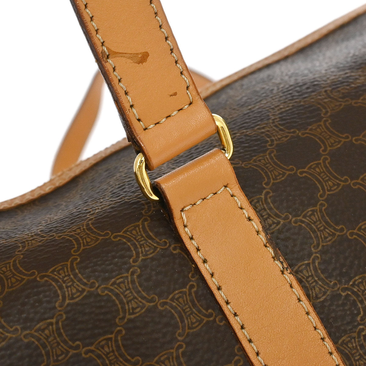 Celine Brown Macadam Handbag