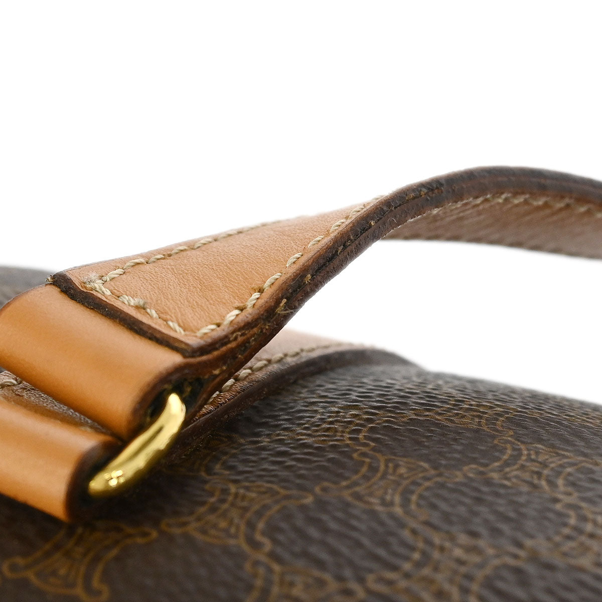 Celine Brown Macadam Handbag