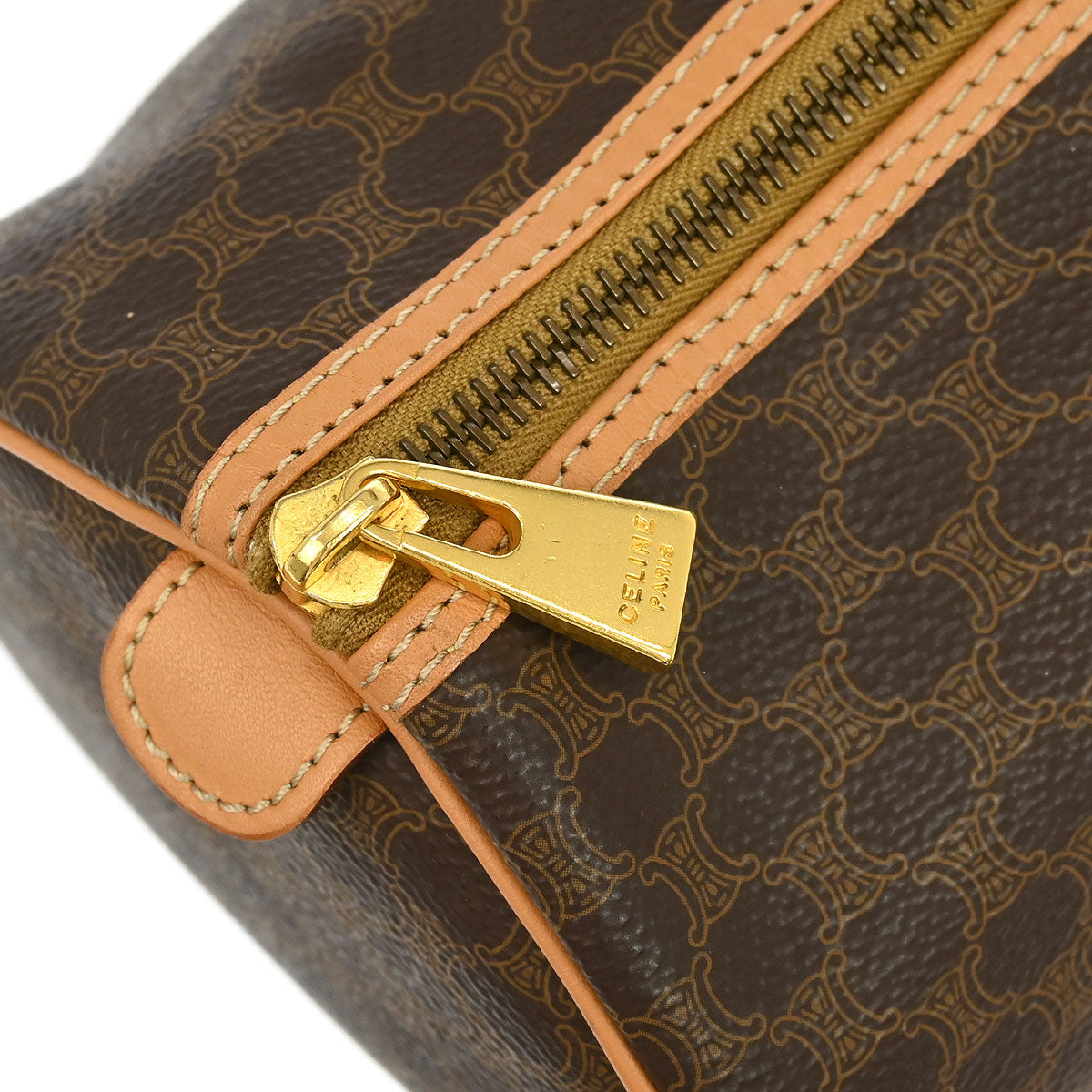 Celine Brown Macadam Handbag