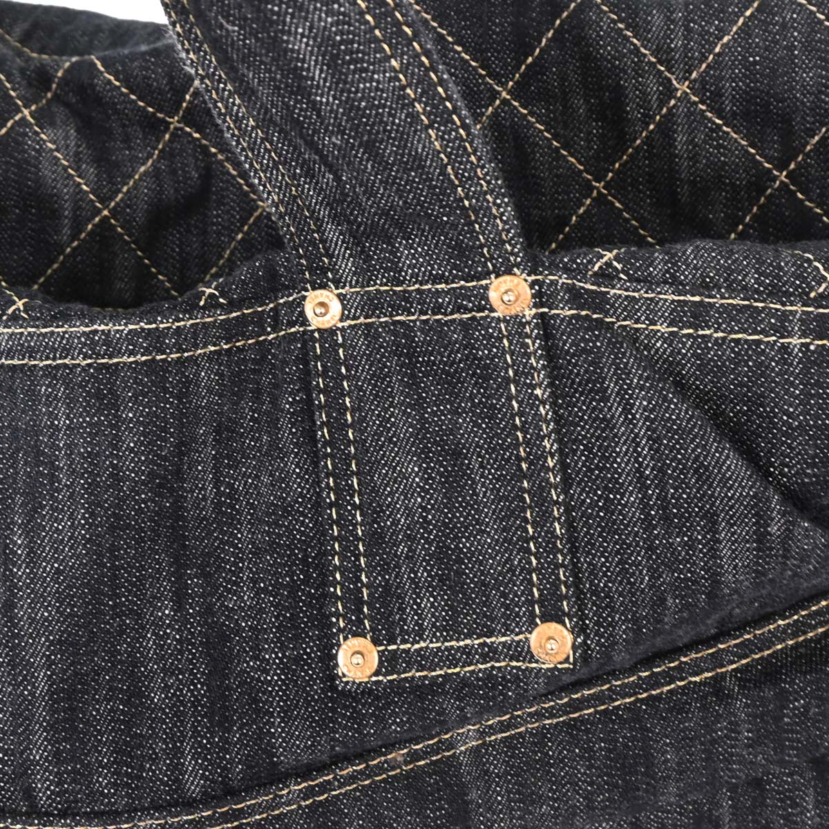Chanel 2005-2006 Navy Denim Tote Bag