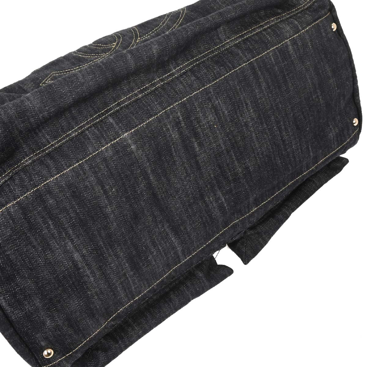 Chanel 2005-2006 Navy Denim Tote Bag