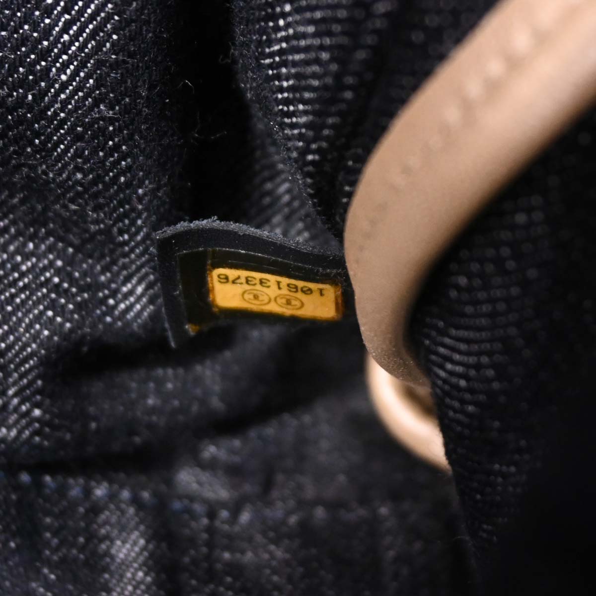 Chanel 2005-2006 Navy Denim Tote Bag