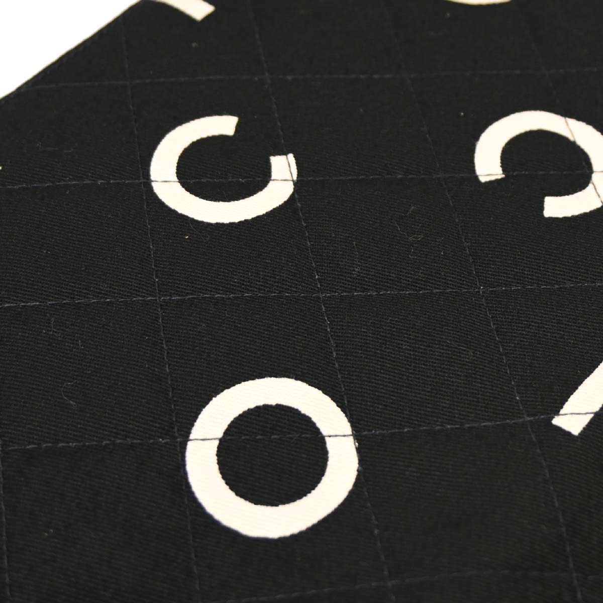 Chanel Black Cotton Handbag