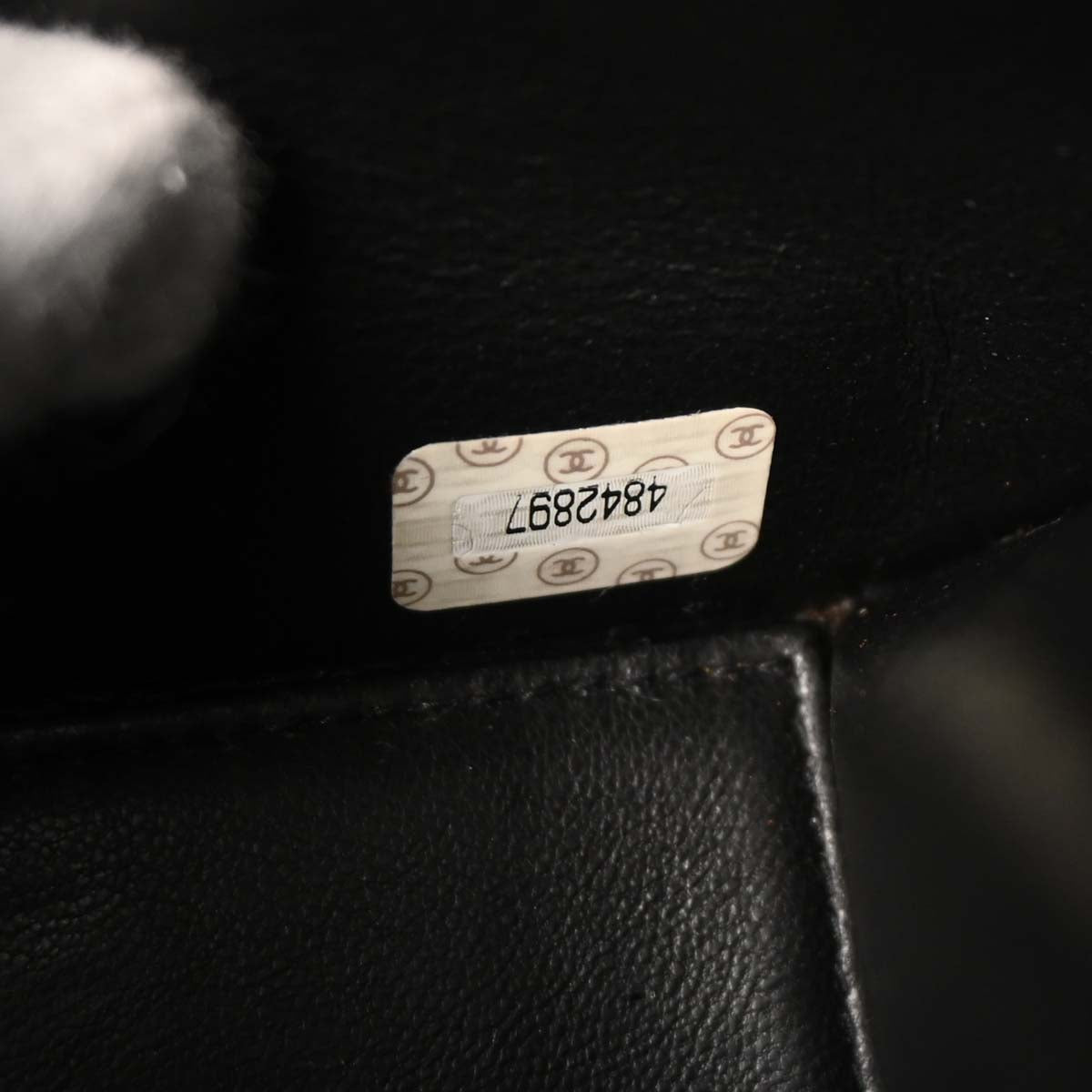 Chanel Black Cotton Handbag