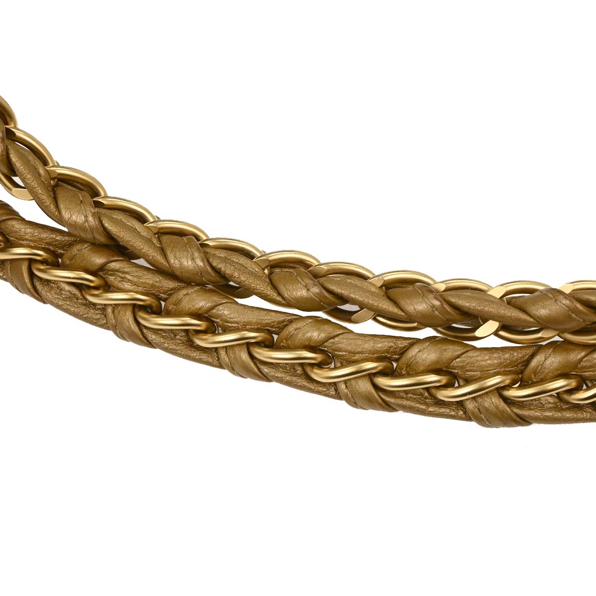 Chanel Gold Calfskin Luxury Line Tote Bag