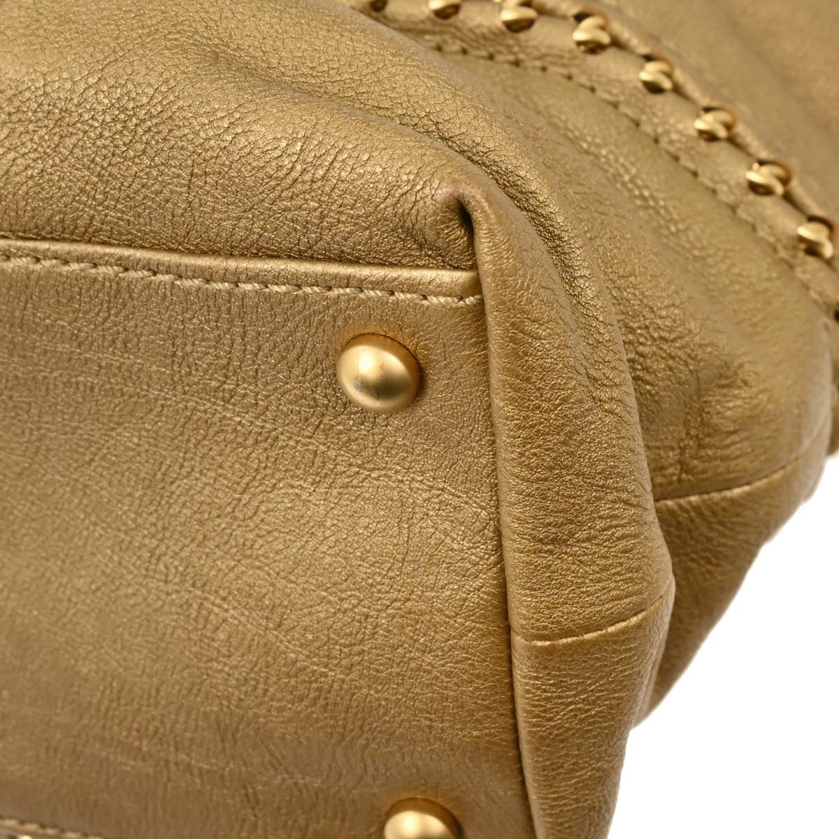 Chanel Gold Calfskin Luxury Line Tote Bag