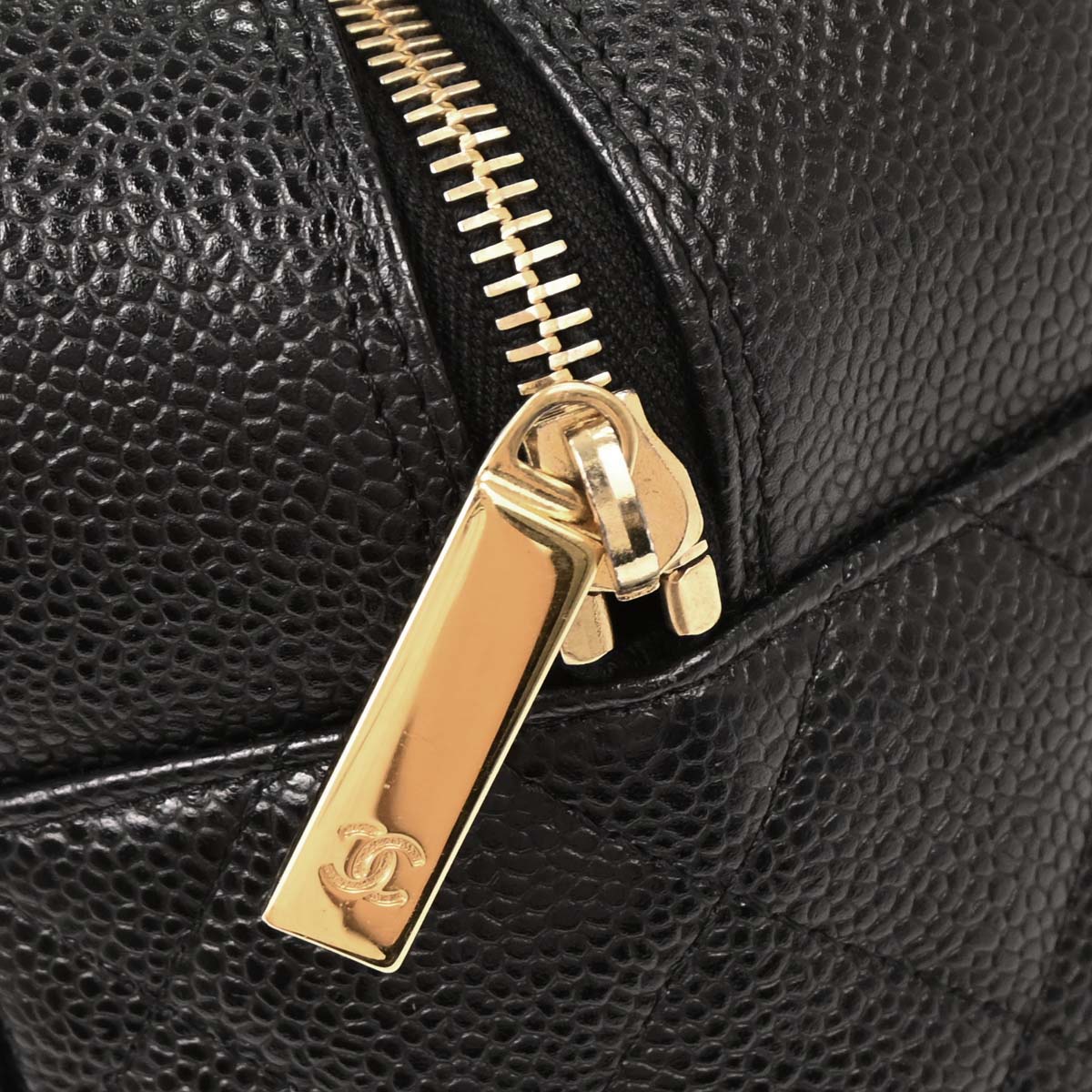 Chanel Black Calfskin Bowling Bag