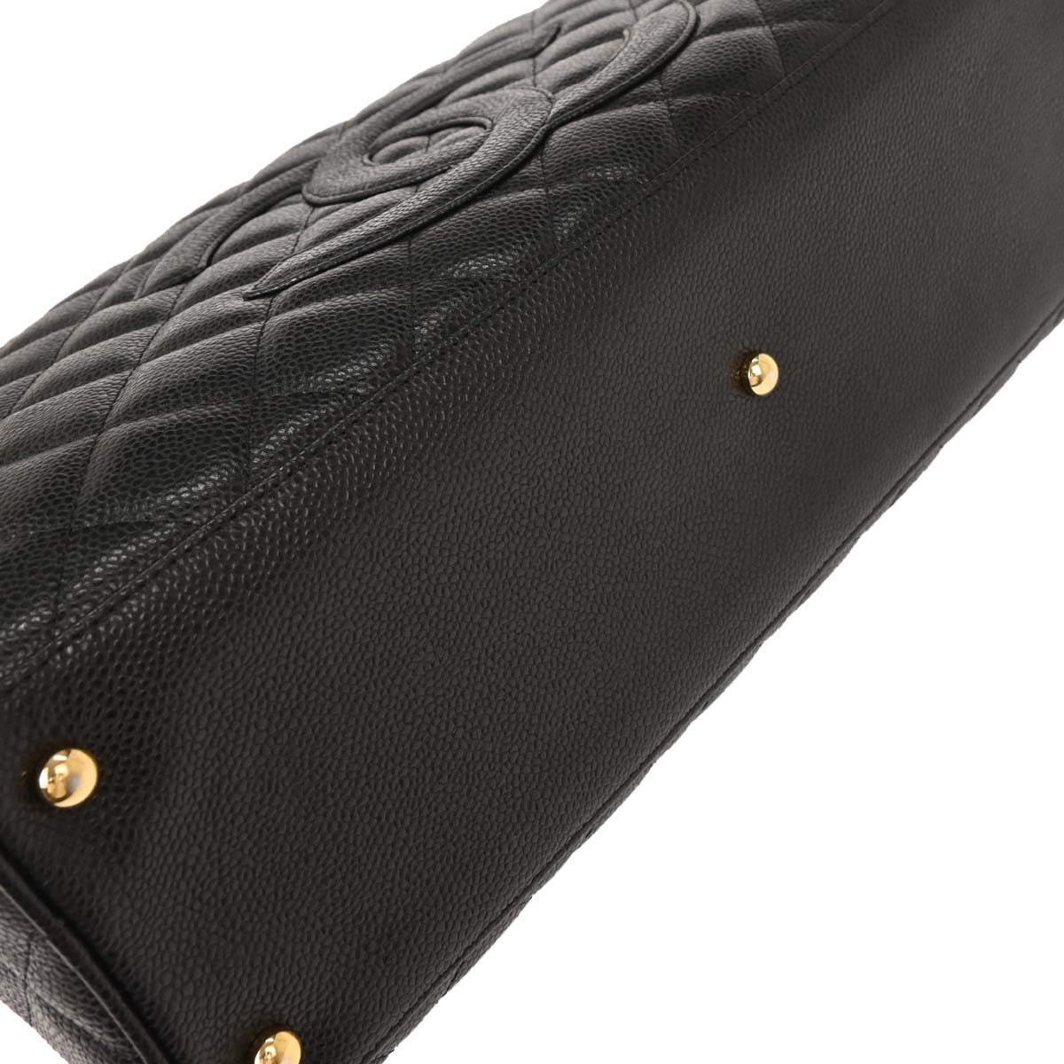Chanel Black Calfskin Bowling Bag