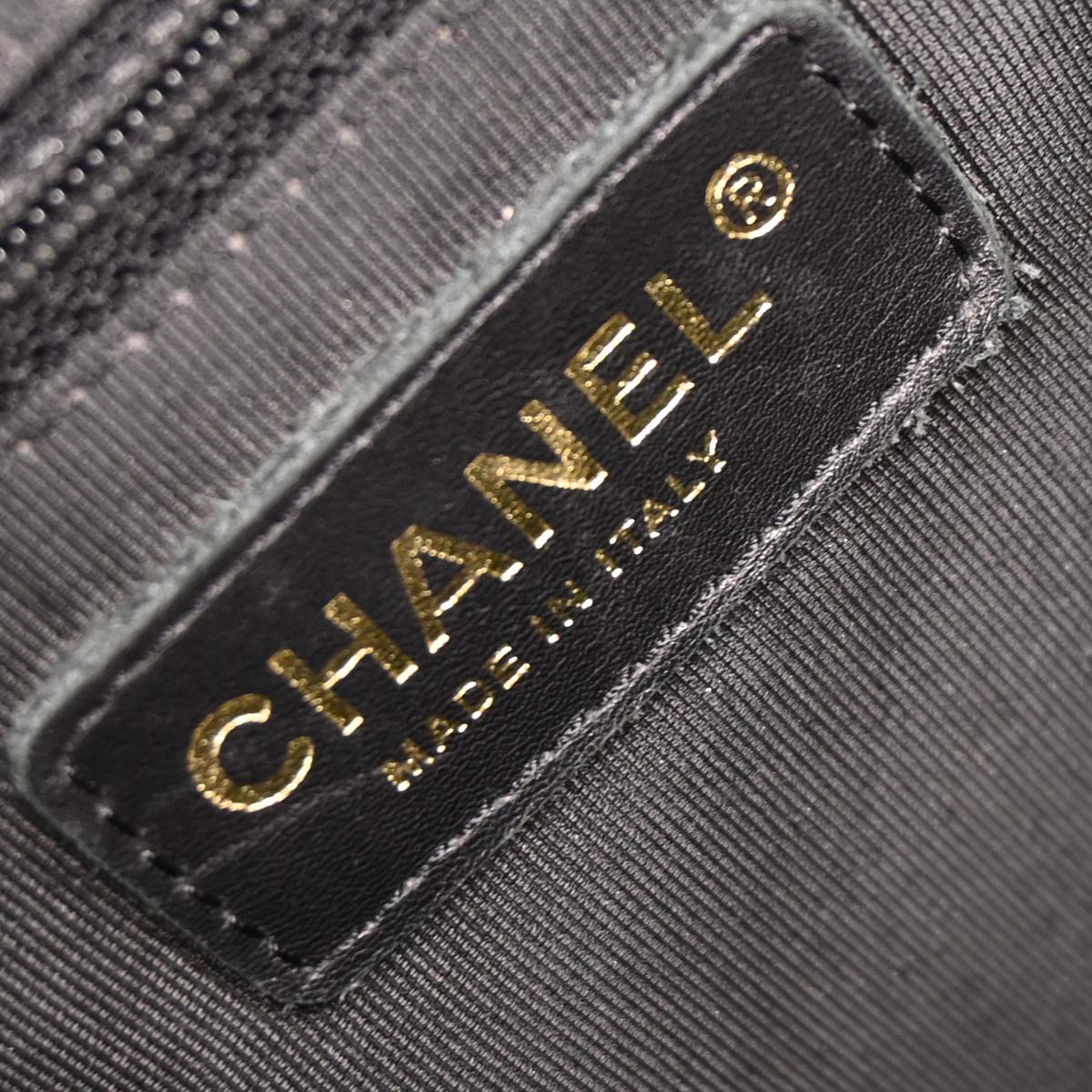 Chanel Black Calfskin Bowling Bag
