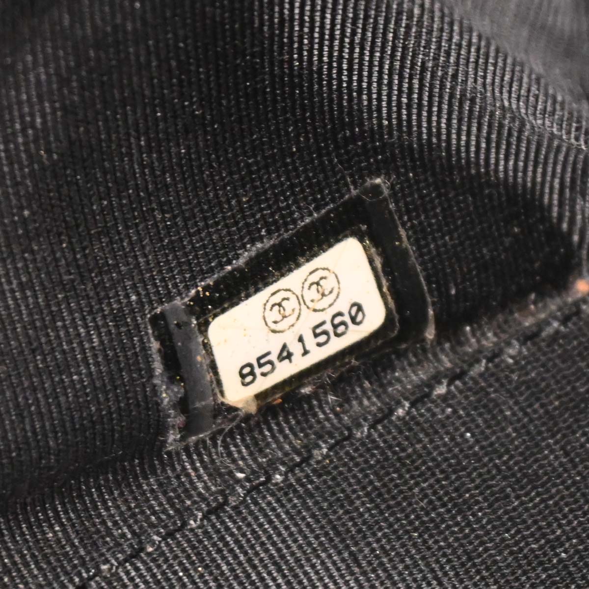 Chanel Black Calfskin Bowling Bag