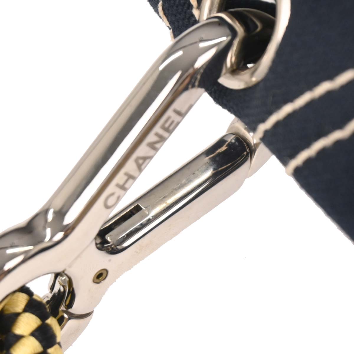 Chanel Navy Canvas No. 5 Handbag