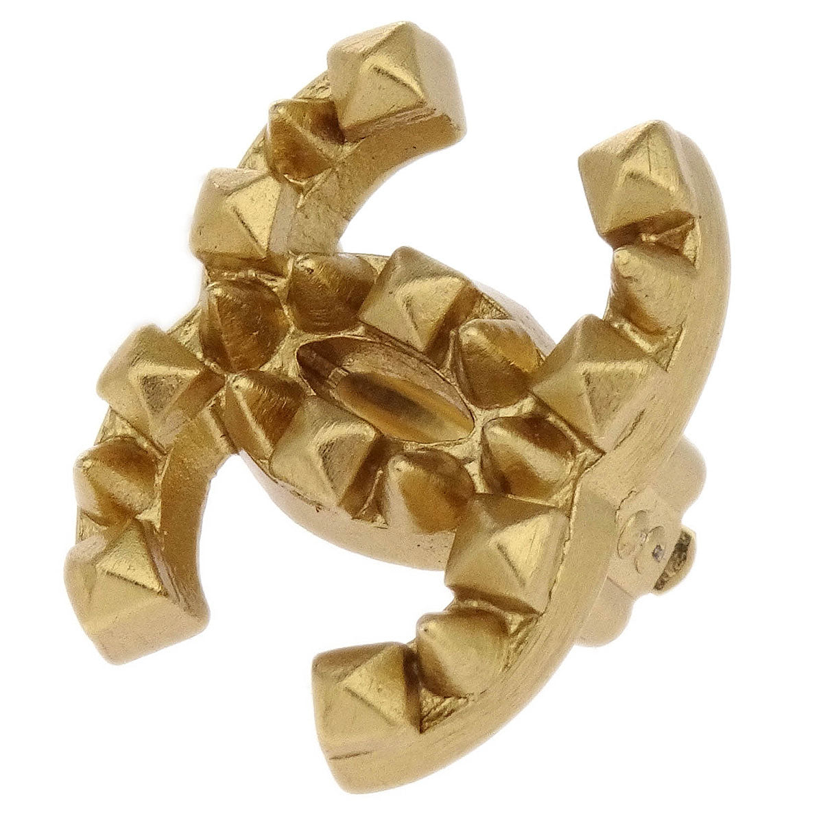 Chanel Gold CC Earrings Clip-On 03P