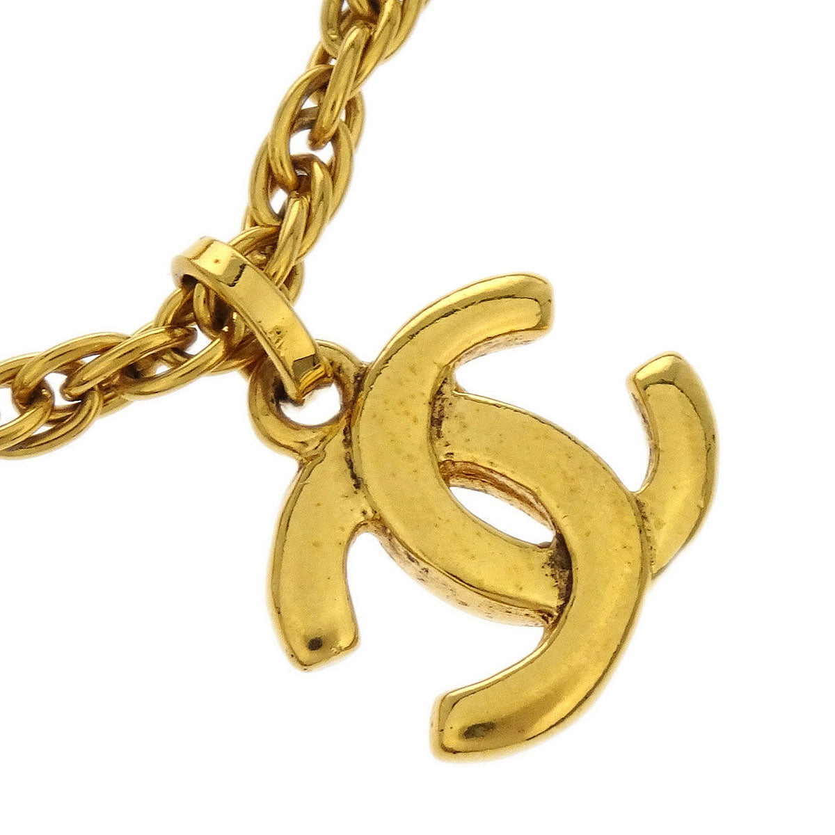 Chanel Gold CC Chain Pendant Necklace