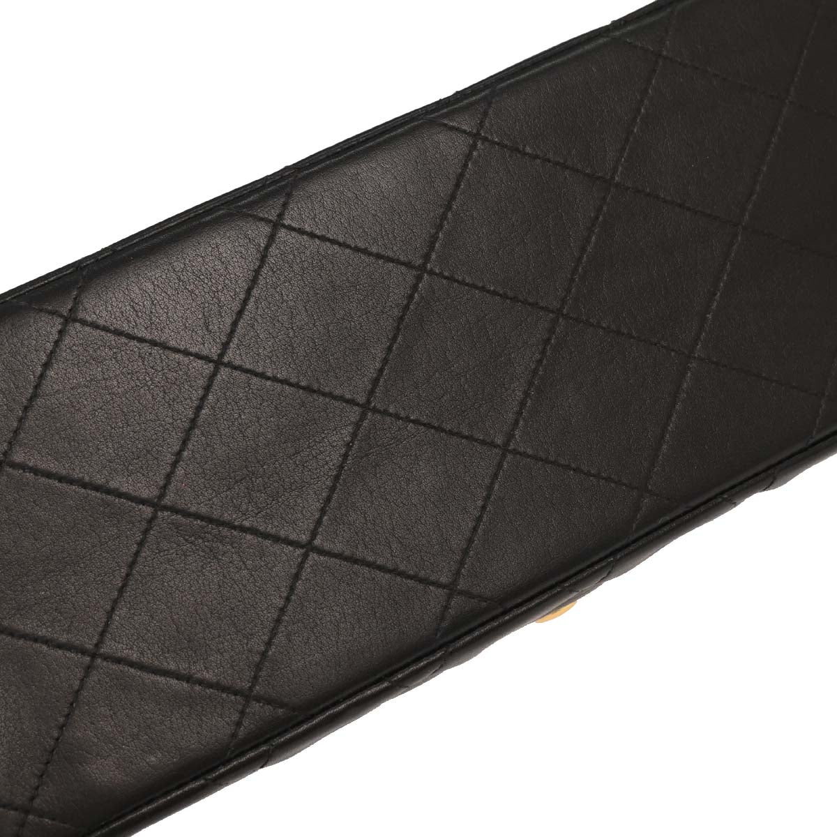 Chanel Black Lambskin Maxi Classic Flap Shoulder Bag