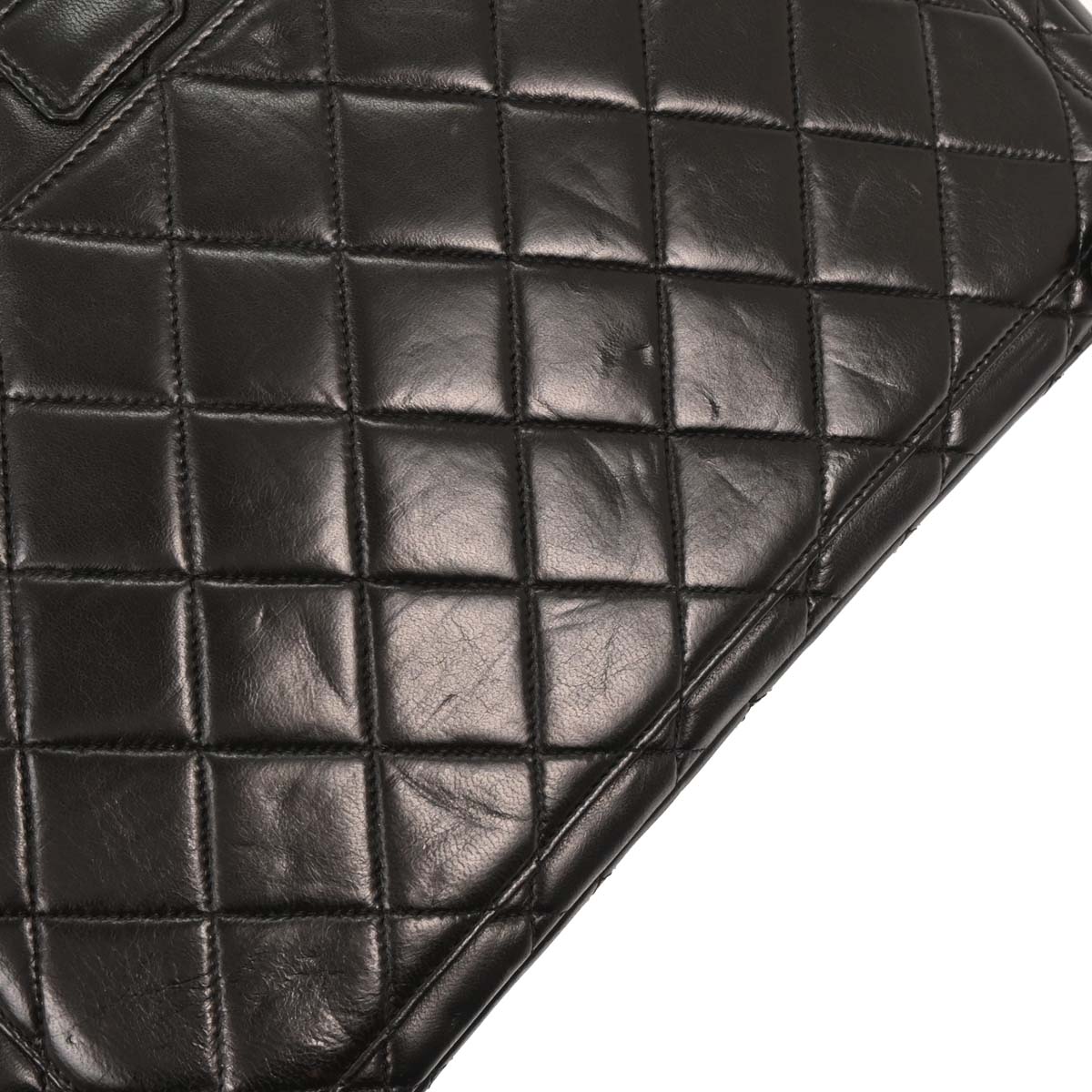 Chanel Black Lambskin Backpack