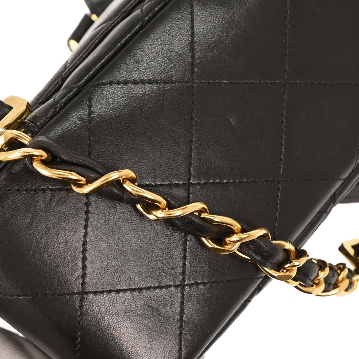 Chanel Black Lambskin Backpack