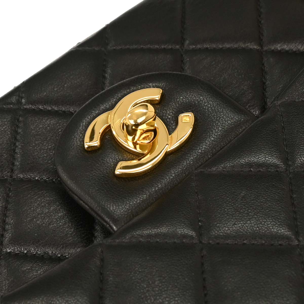 Chanel Black Lambskin Backpack