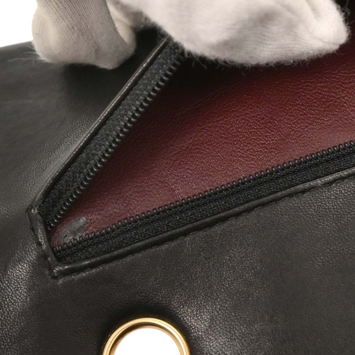 Chanel Black Lambskin Medium Classic Double Flap Shoulder Bag