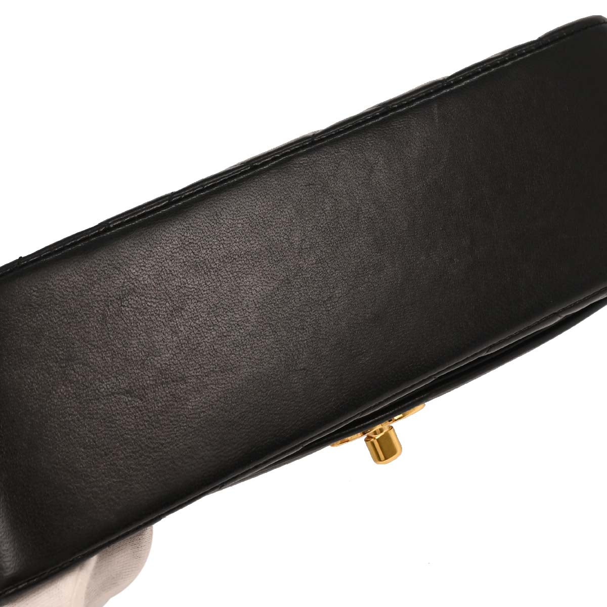 Chanel Black Lambskin Small Diana Shoulder Bag