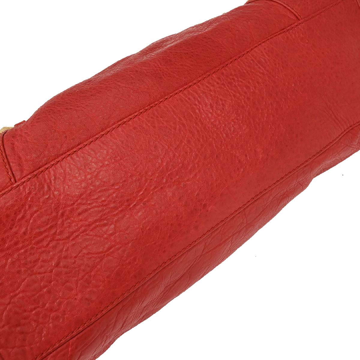 Balenciaga Red The City Handbag
