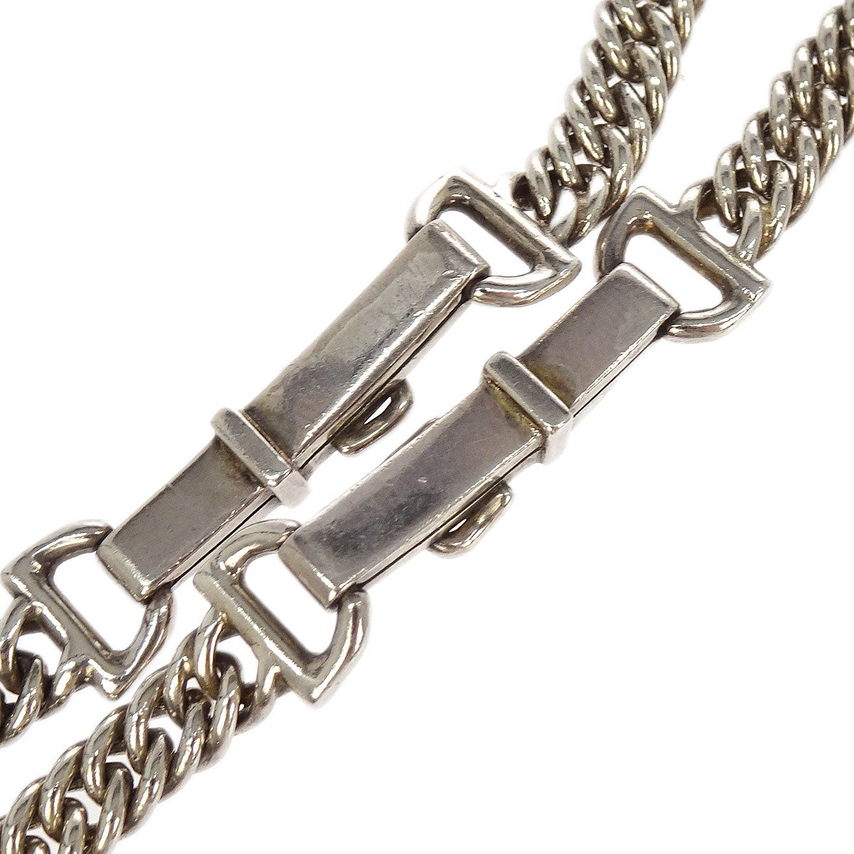 Hermes Necklace Chain Silver Ag925
