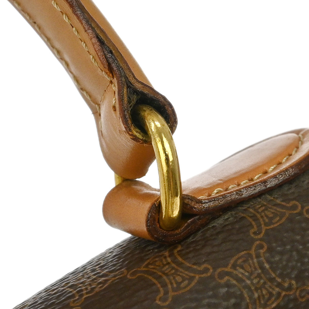 Celine Brown Macadam Handbag