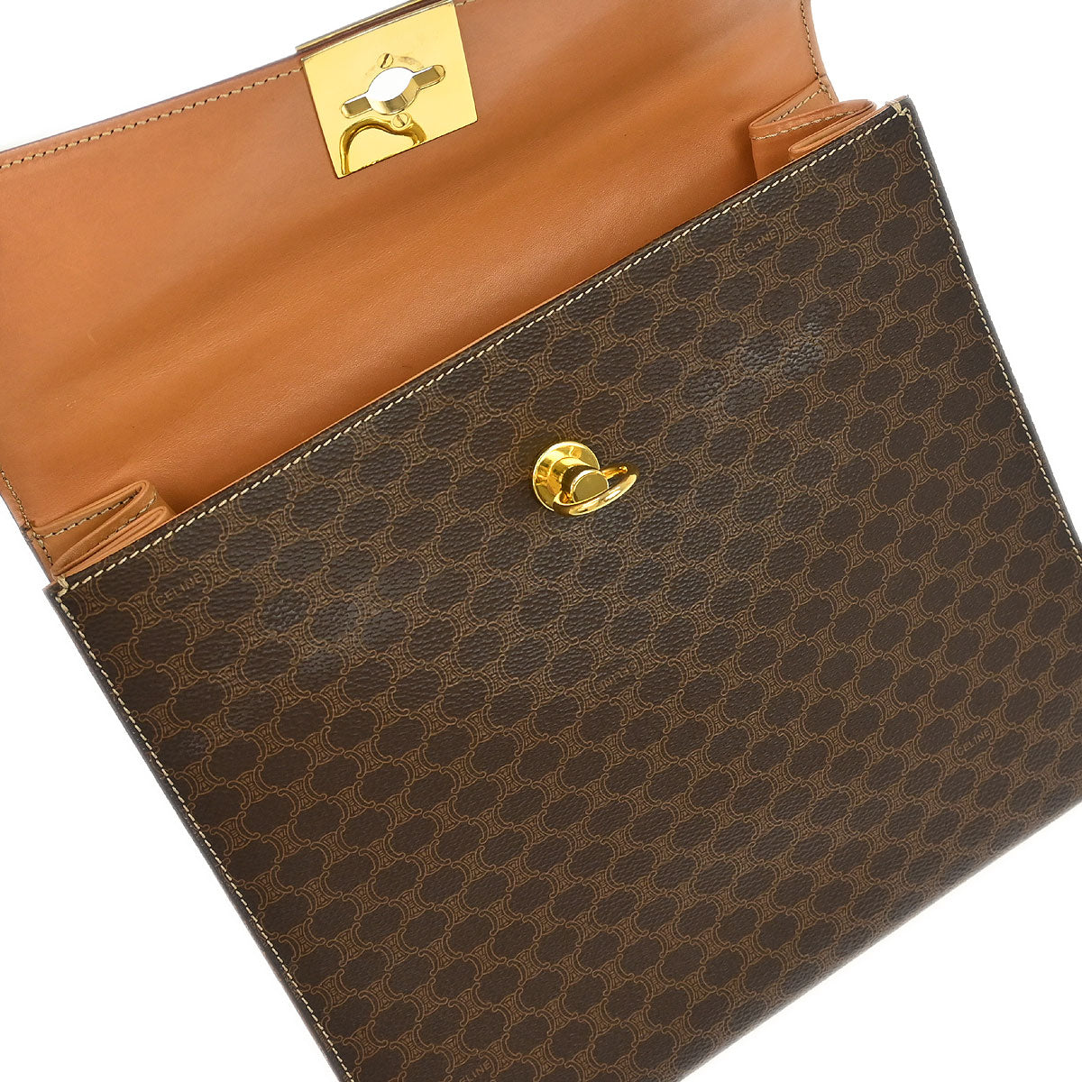 Celine Brown Macadam Handbag