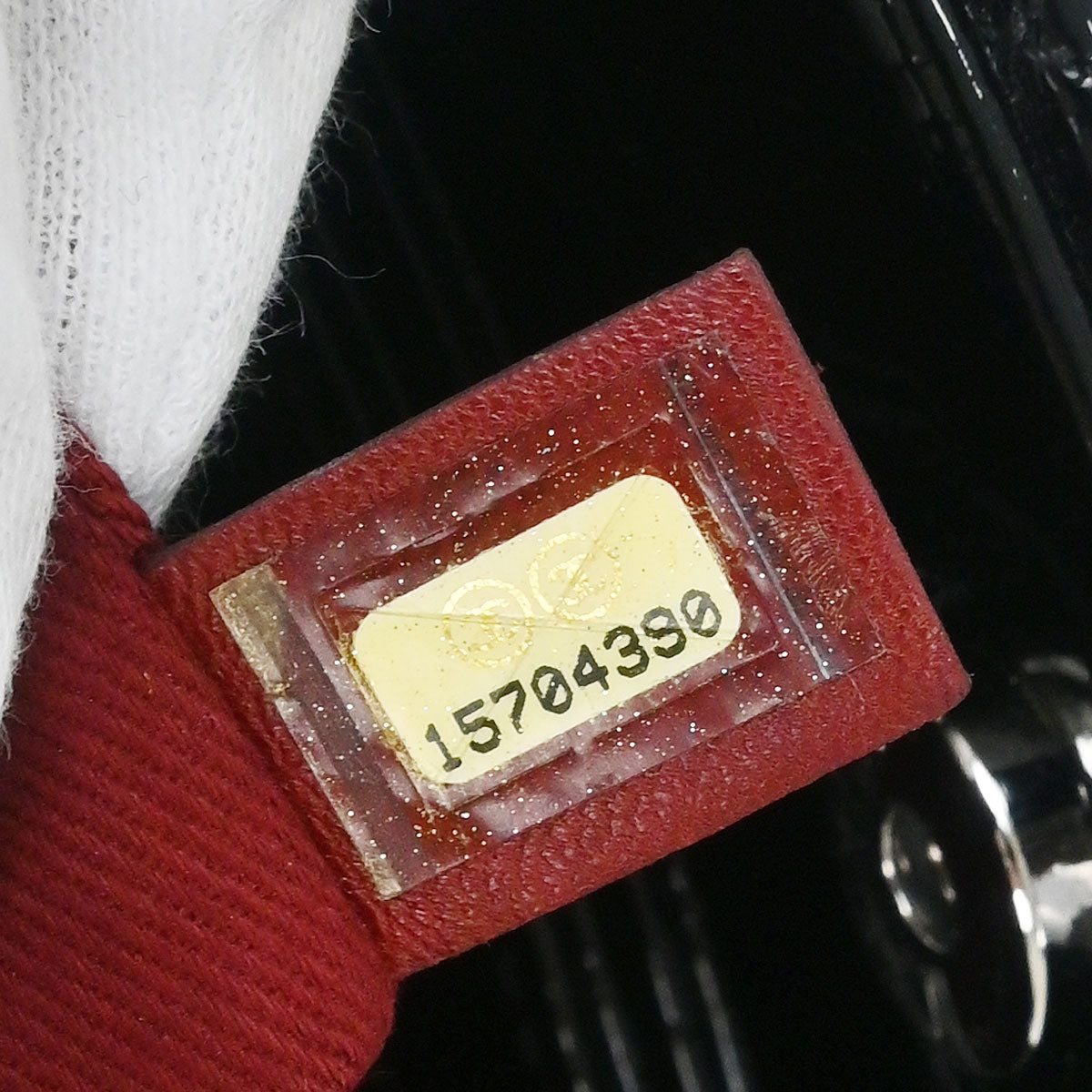 Chanel 2011 Black Patent Leather Large Mademoiselle Bowling Bag