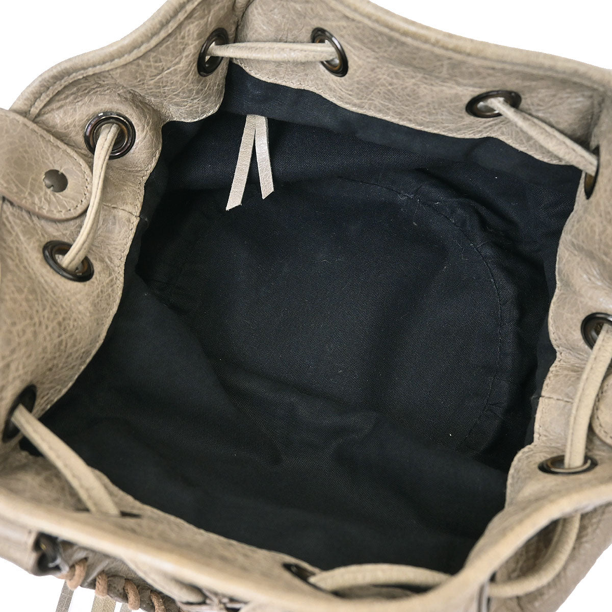 Balenciaga Gray Classic Mini Pompon 2way Shoulder Handbag