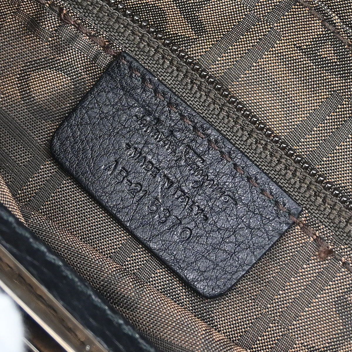 Salvatore Ferragamo Black Gancini Handbag