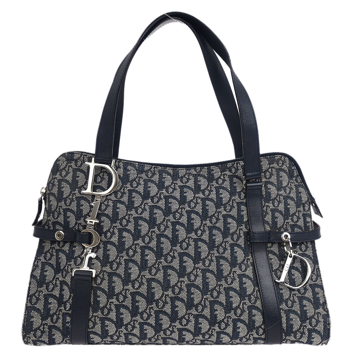 Christian Dior 2005 Navy Trotter Handbag