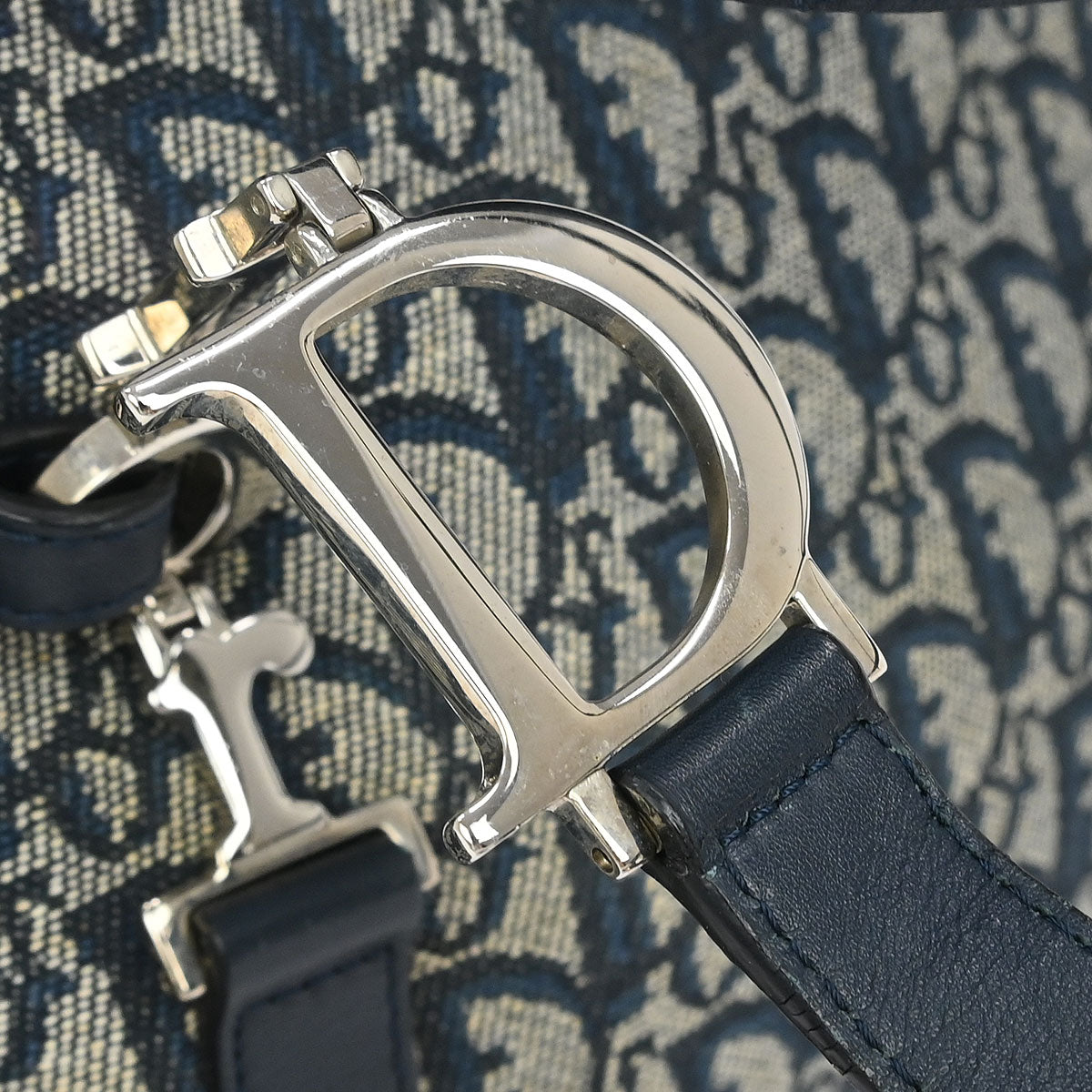 Christian Dior 2005 Navy Trotter Handbag