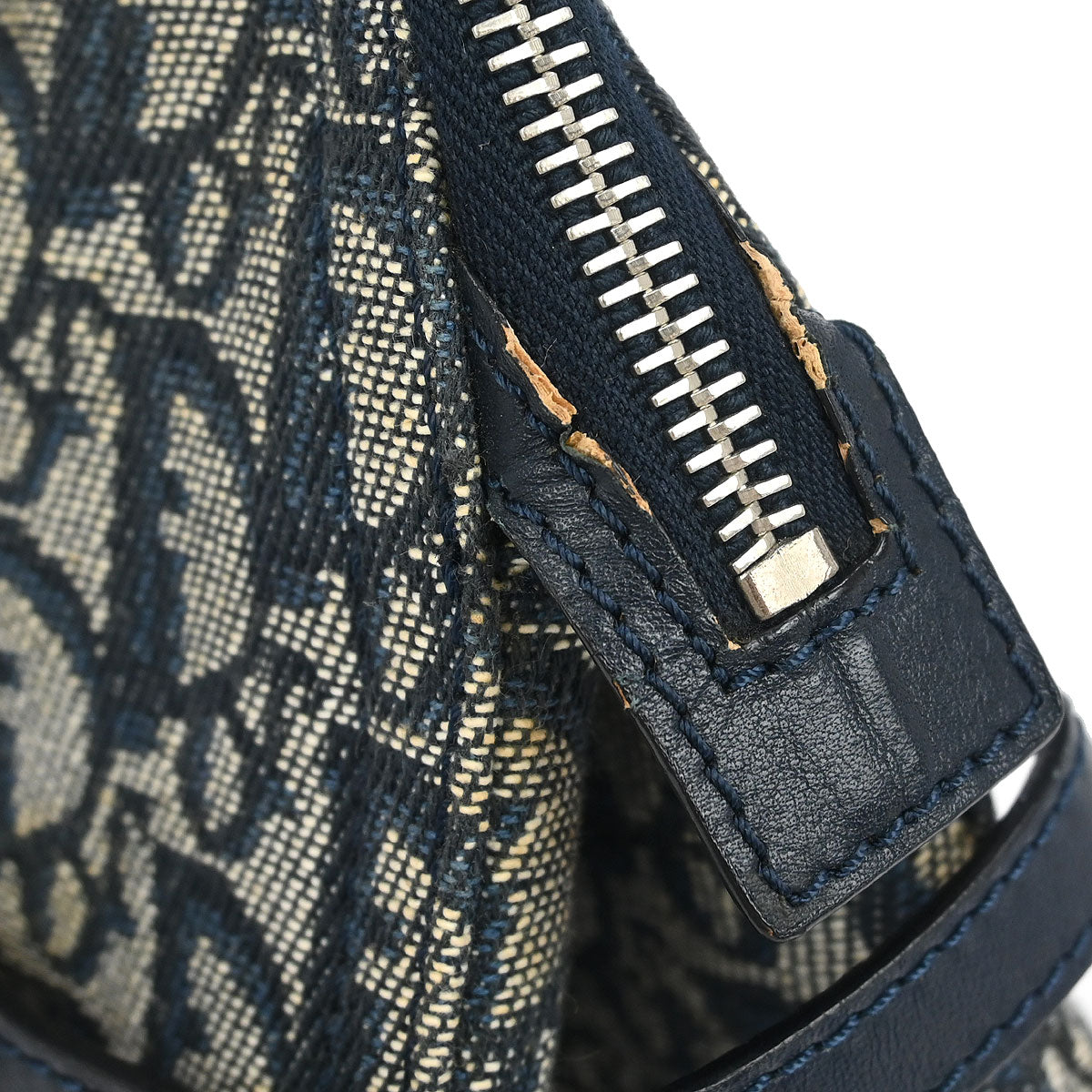 Christian Dior 2005 Navy Trotter Handbag
