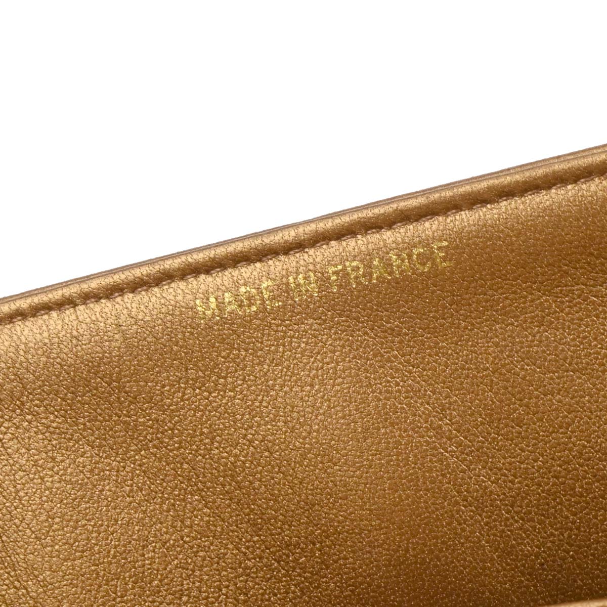 Chanel 1991-1994 Metallic Brown Lambskin Medium Classic Double Flap Shoulder Bag