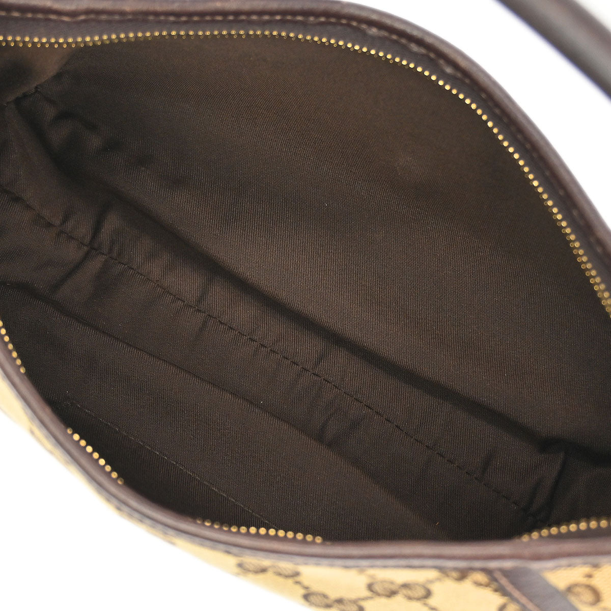 Gucci Brown GG Abbey D Ring Handbag