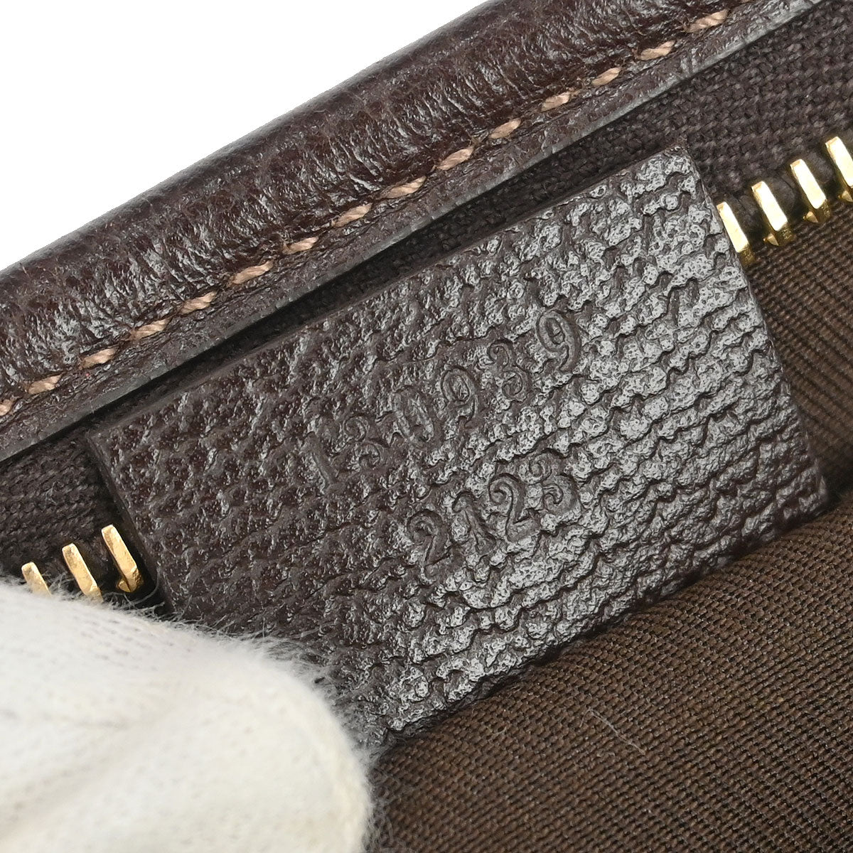 Gucci Brown GG Abbey D Ring Handbag