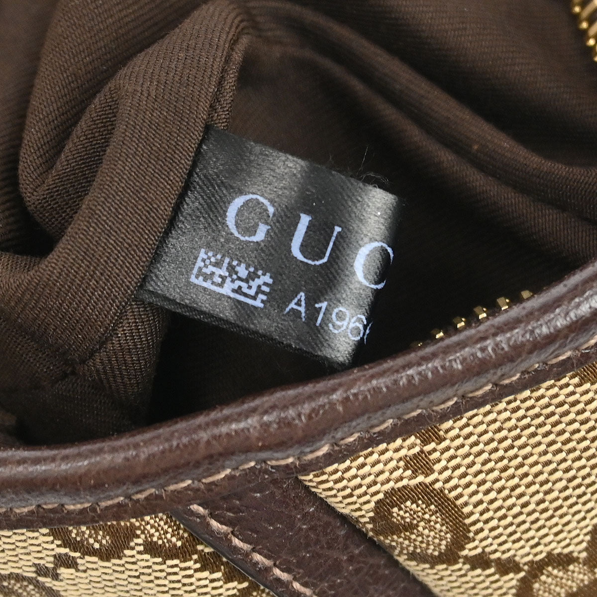 Gucci Brown GG Abbey D Ring Handbag