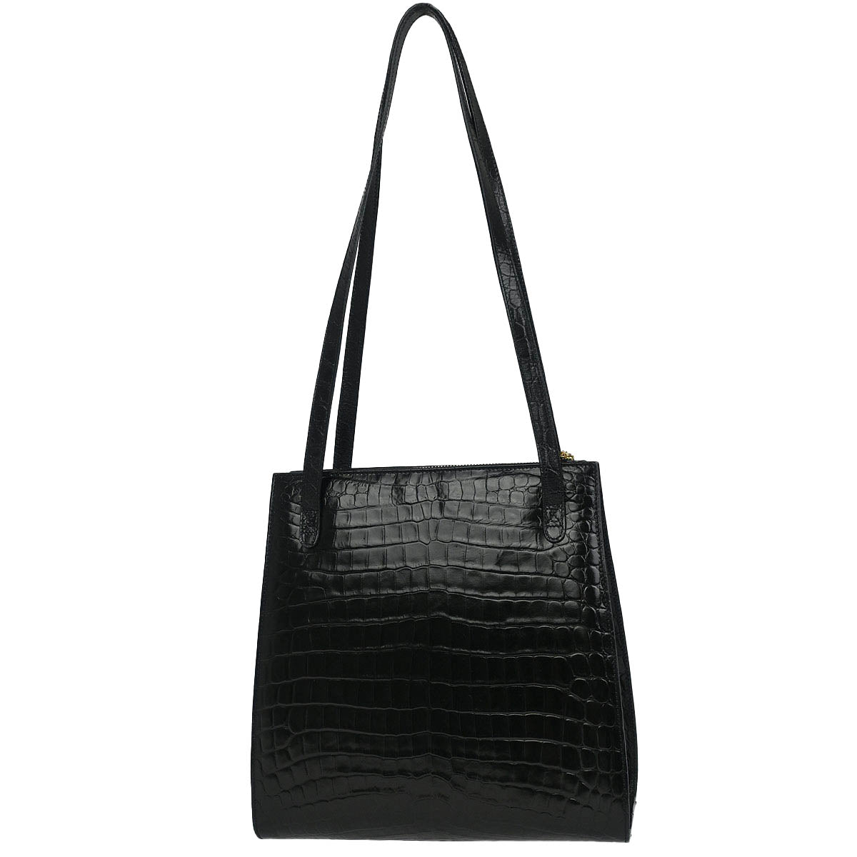 Salvatore Ferragamo Black Gancini Shoulder Bag