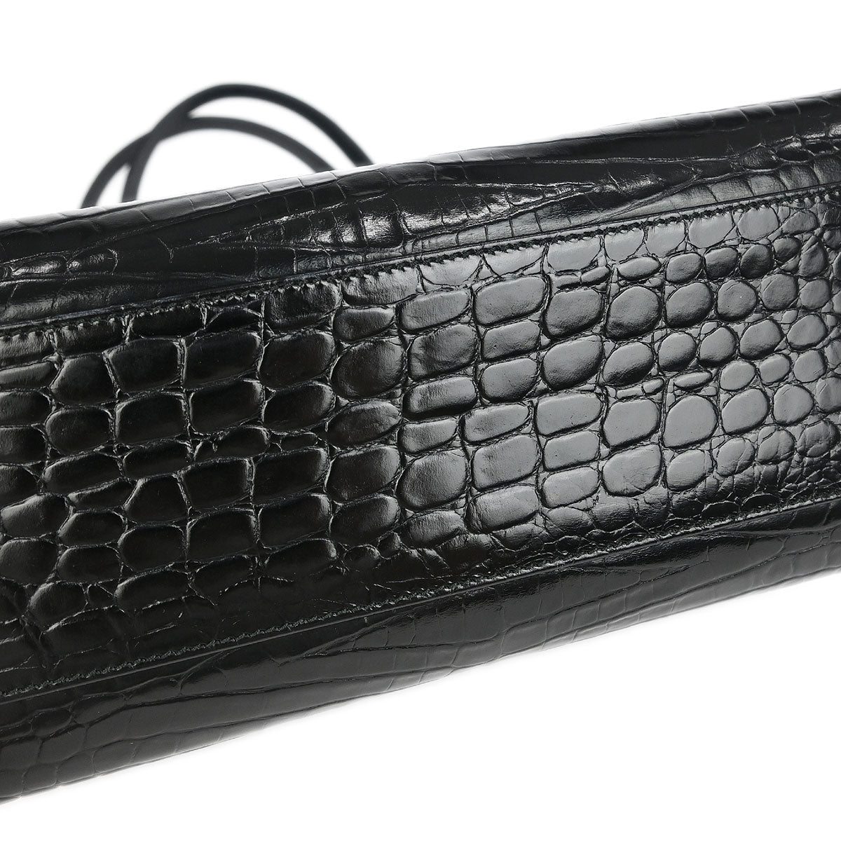 Salvatore Ferragamo Black Gancini Shoulder Bag