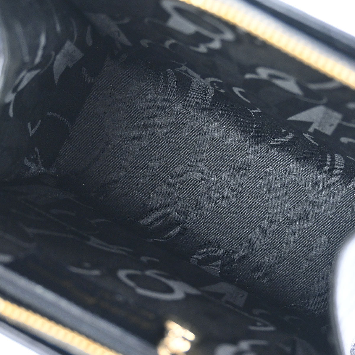 Salvatore Ferragamo Black Gancini Shoulder Bag